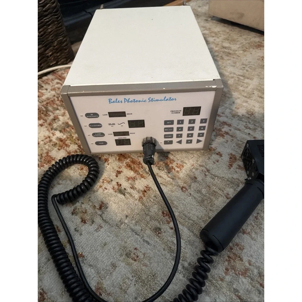 Bales Photonic Stimulator  Turns On Cable Needs Repair Machine Functional